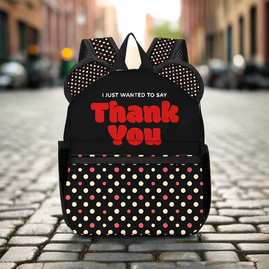 Just To Say Thank You Ears Stylish School Backpack