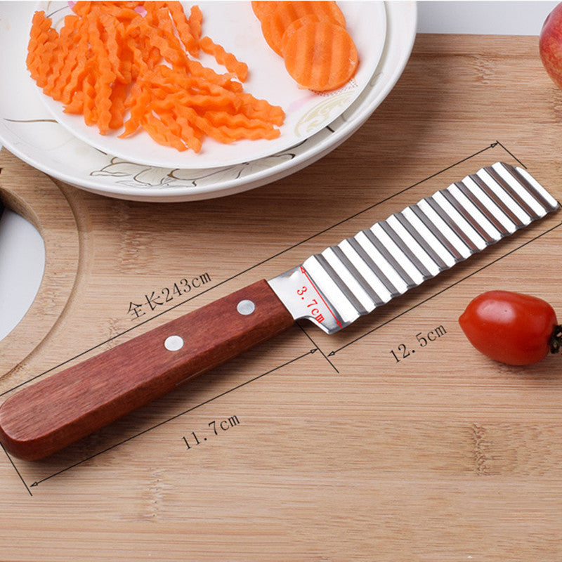 Stainless Steel French Fries Wave Cutter