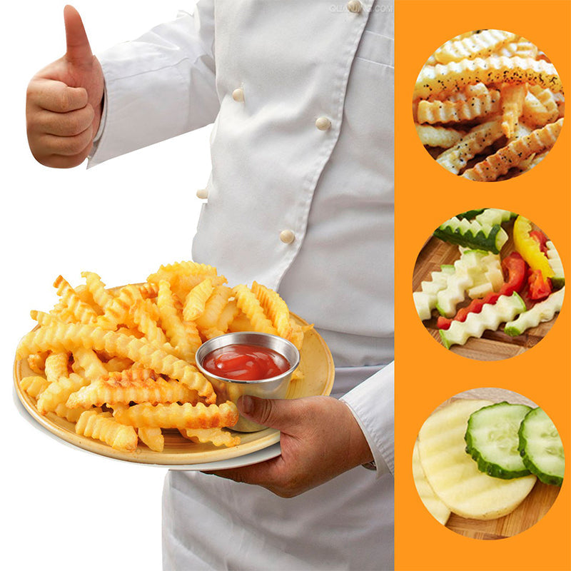 Stainless Steel French Fries Wave Cutter
