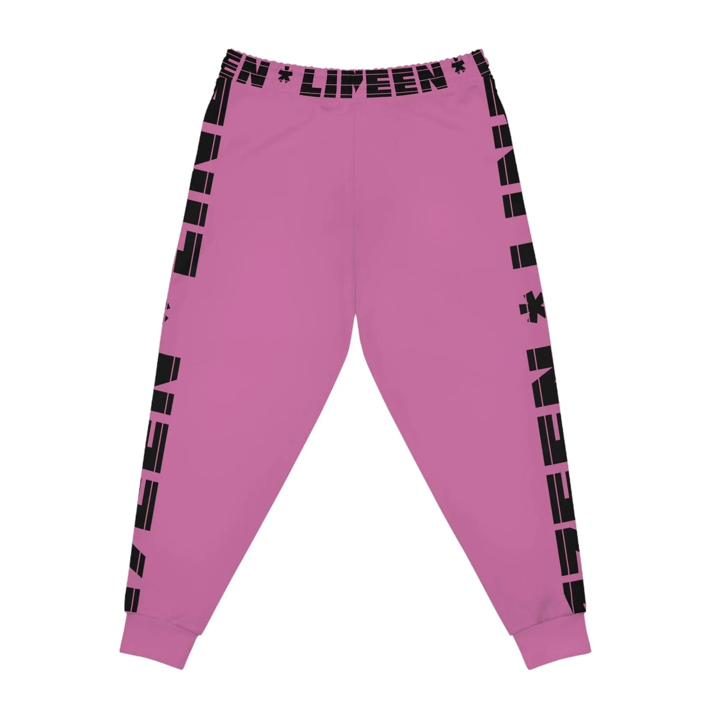17een Line Unisex Pink Athletic Joggers - IVORYNN