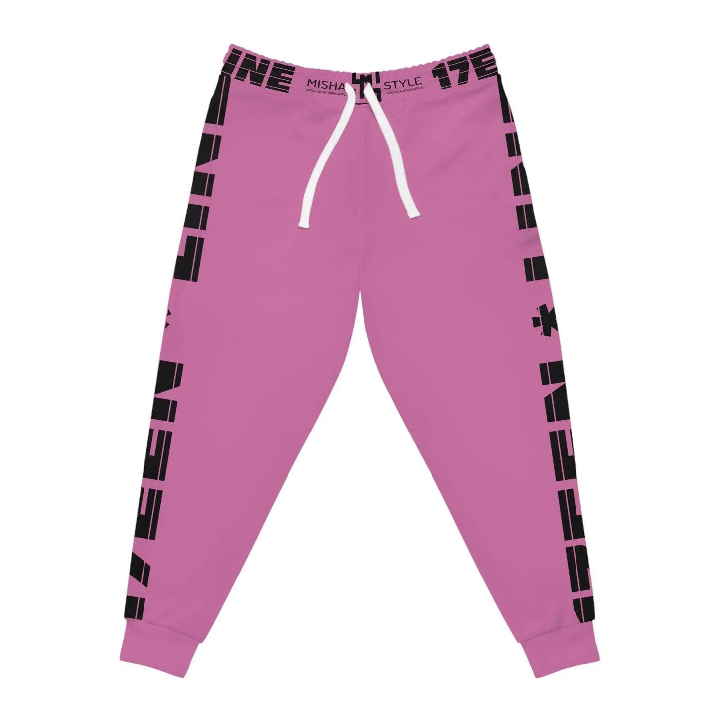 17een Line Unisex Pink Athletic Joggers - IVORYNN
