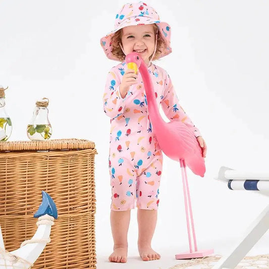 2 Piece Kids Swimsuit Set - IVORYNN