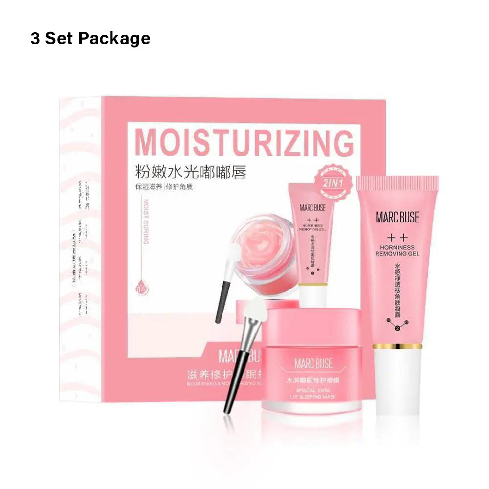 Lip Care Set Gel and Mask - 3 Set