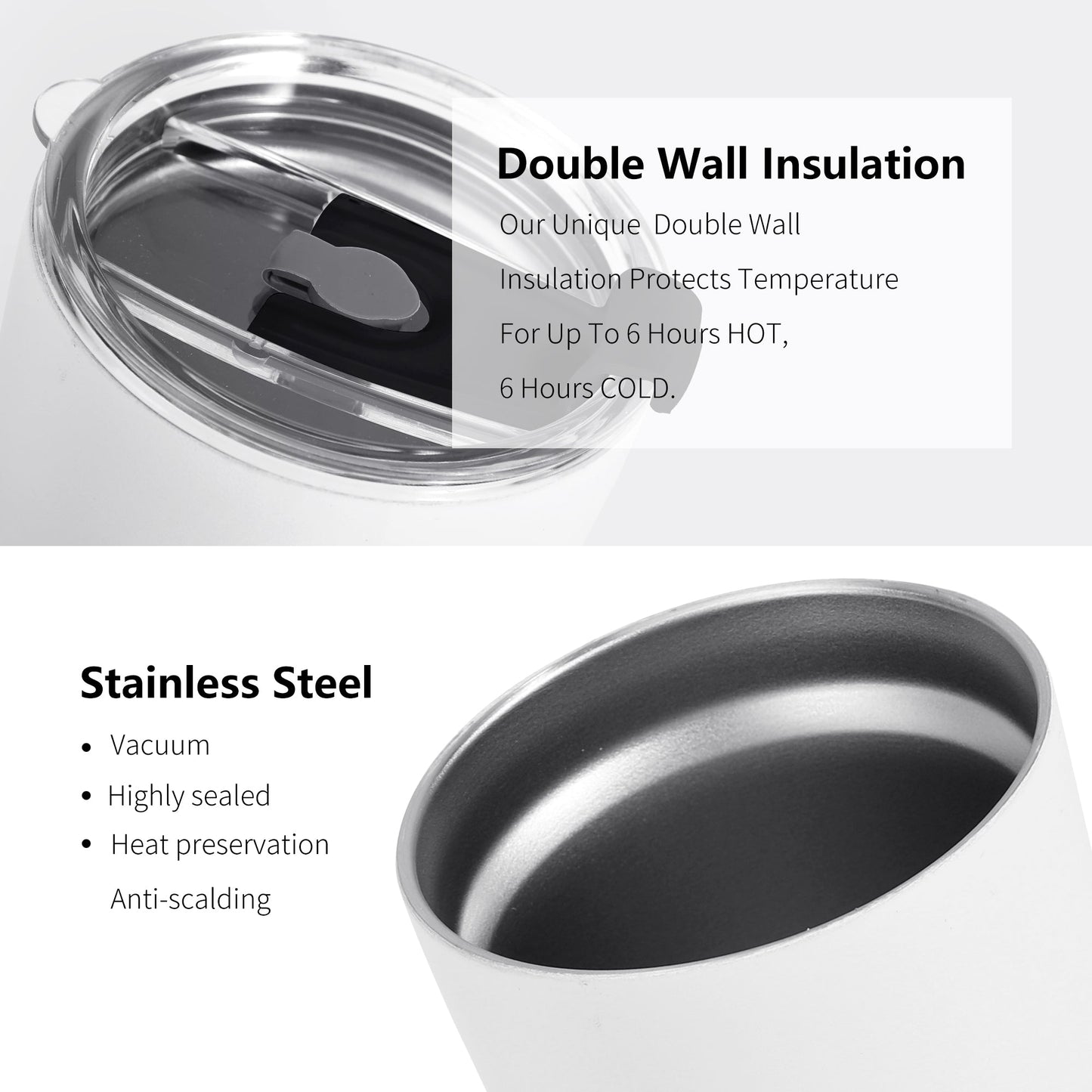 IVORYNN Stainless Steel Hot & Cool Car Cup