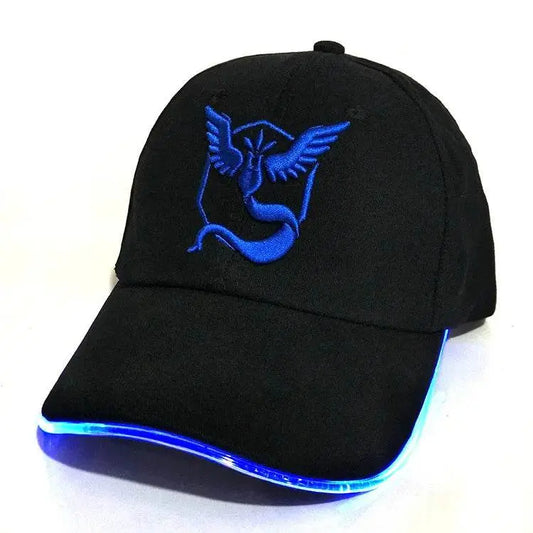 2PCS Hip Hop Casual Game Luminous Party Light Cap - IVORYNN