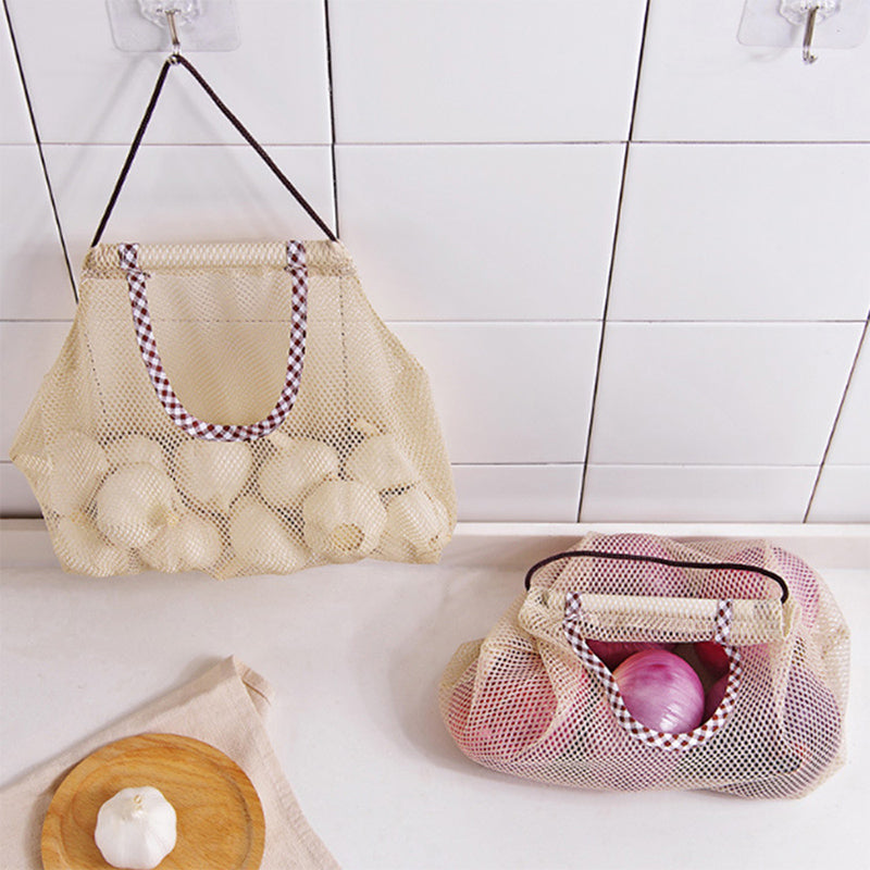 Portable Mesh Kitchen Storage Net Bag