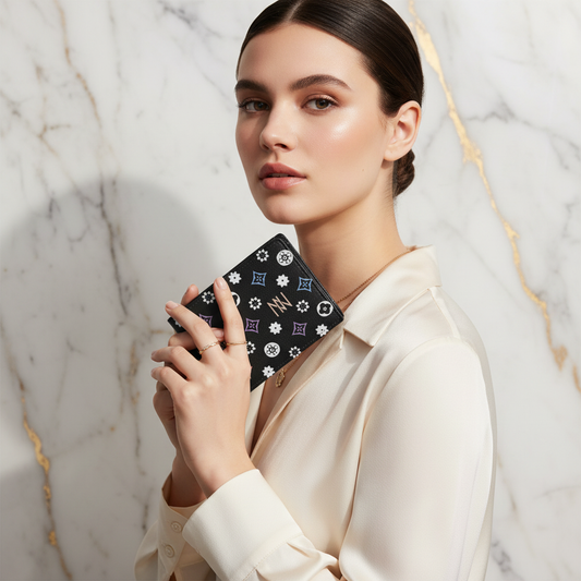 محفظة فاخرة مع امرأة 3