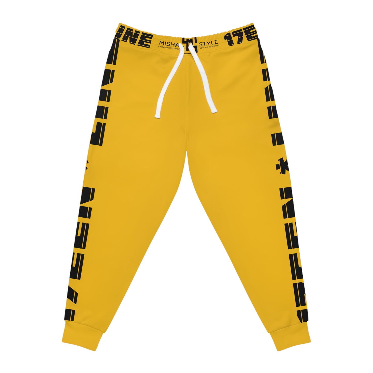 17een Line Unisex Yellow Athletic Joggers