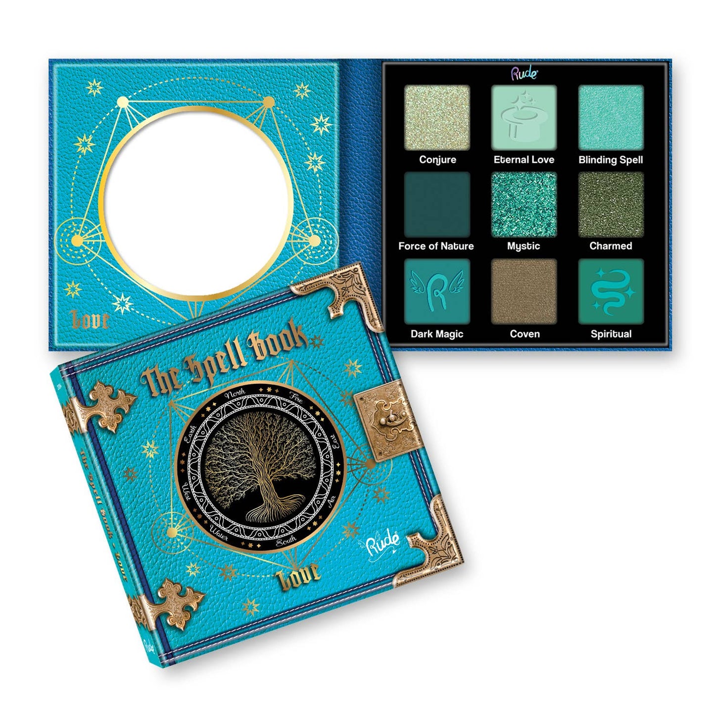 The Spell Book Smooth Blendable Eyeshadow Palette: Enchanting Shimmers & Bewitching Dark Hues