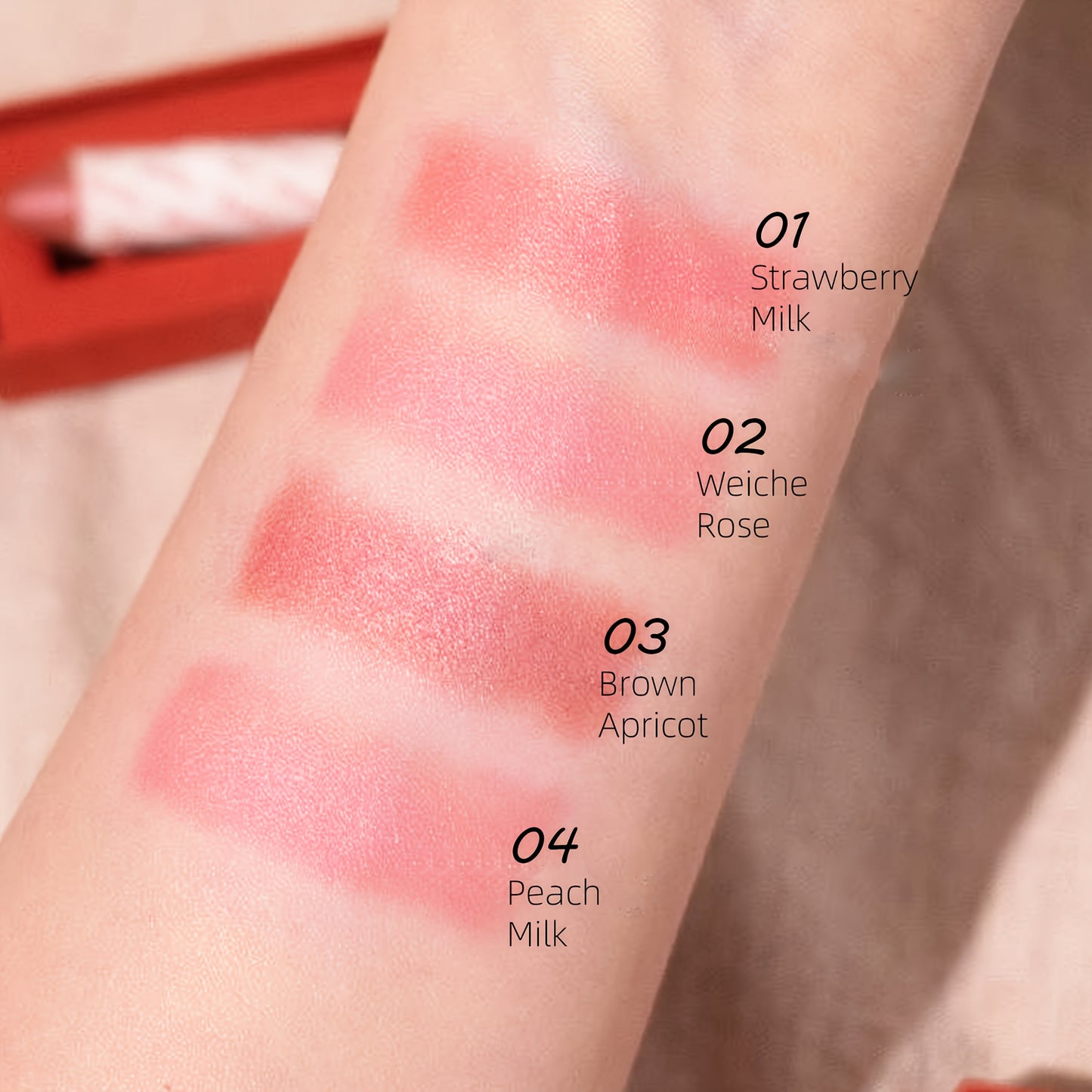 Heart Shaped luxury Soft Blush
