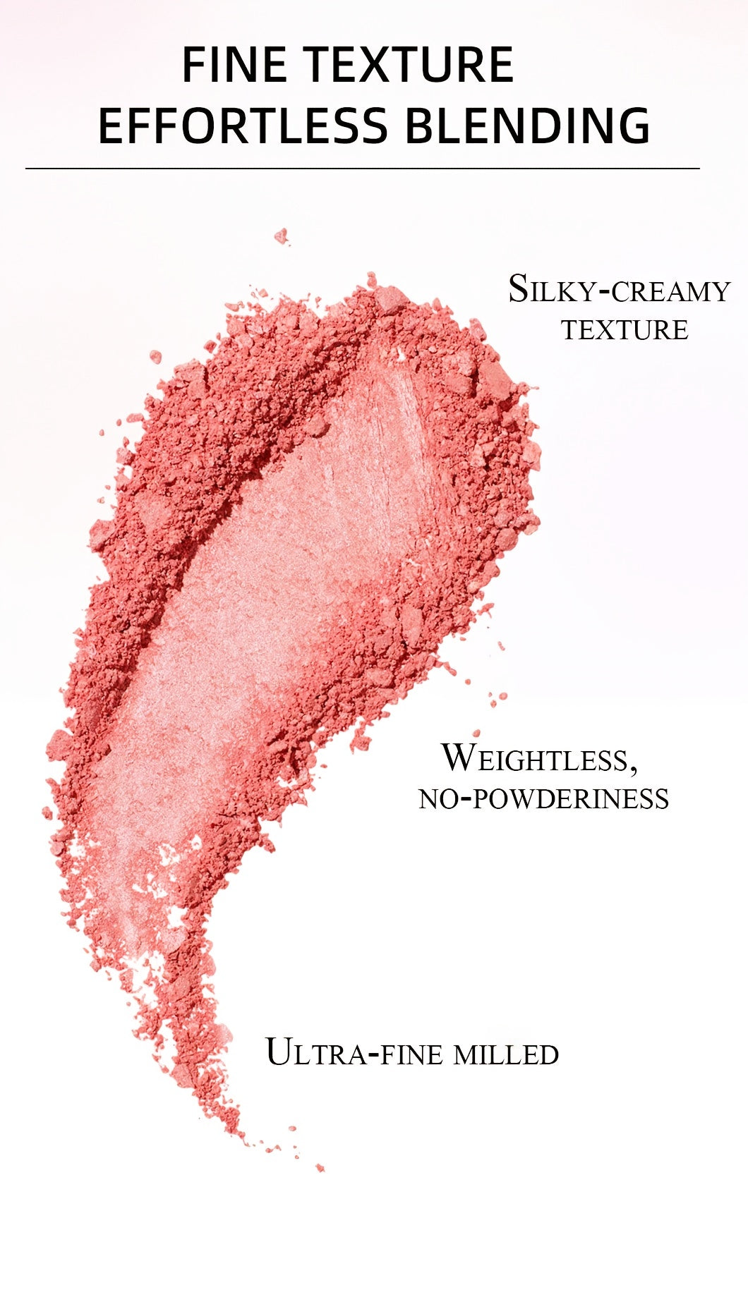 Heart Shaped luxury Soft Blush