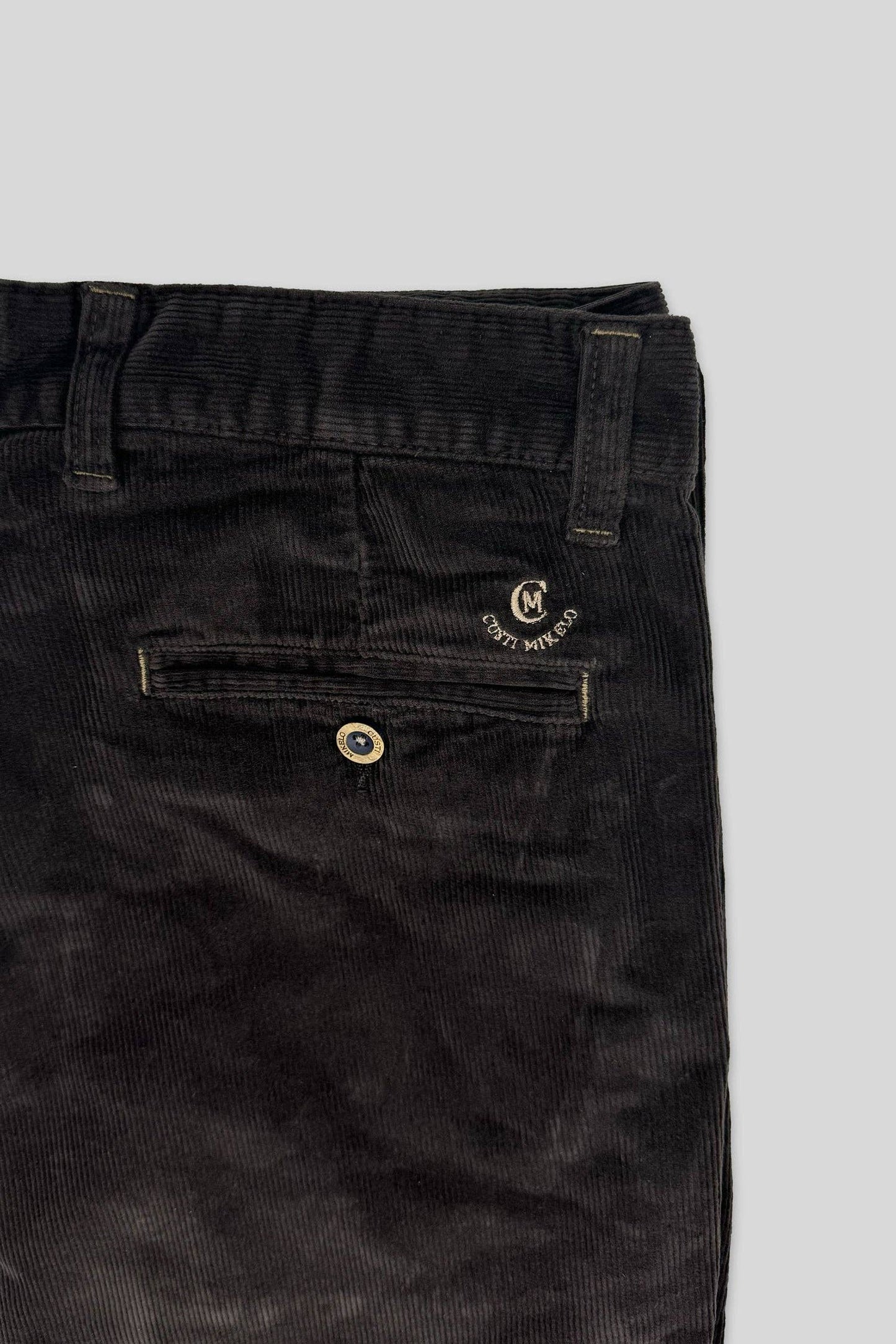 Men's Premium Chocolate Brown Corduroy Pants: Comfortable Stretch Cotton, Classic Fit