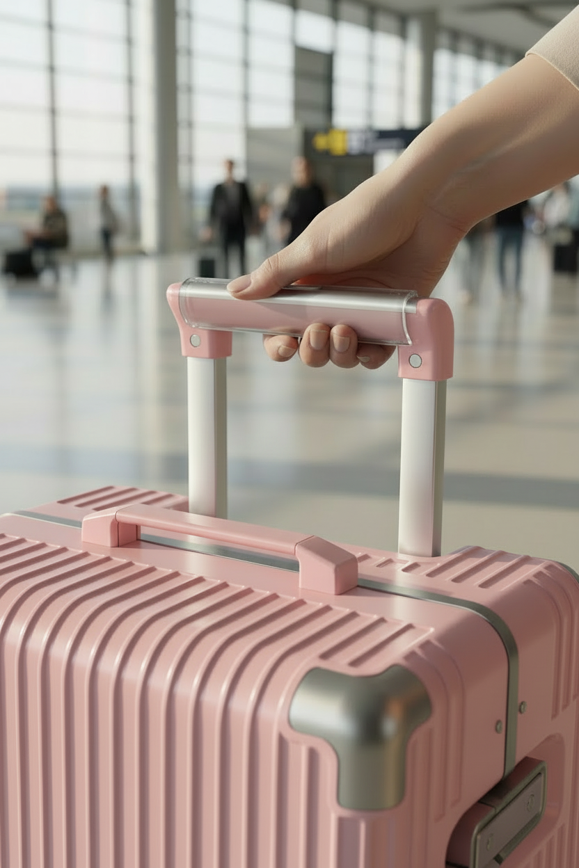 لقطة قريبة للمقبض - وردي فاتح