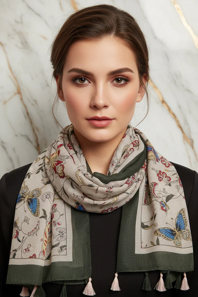 تصوير قريب للوشاح