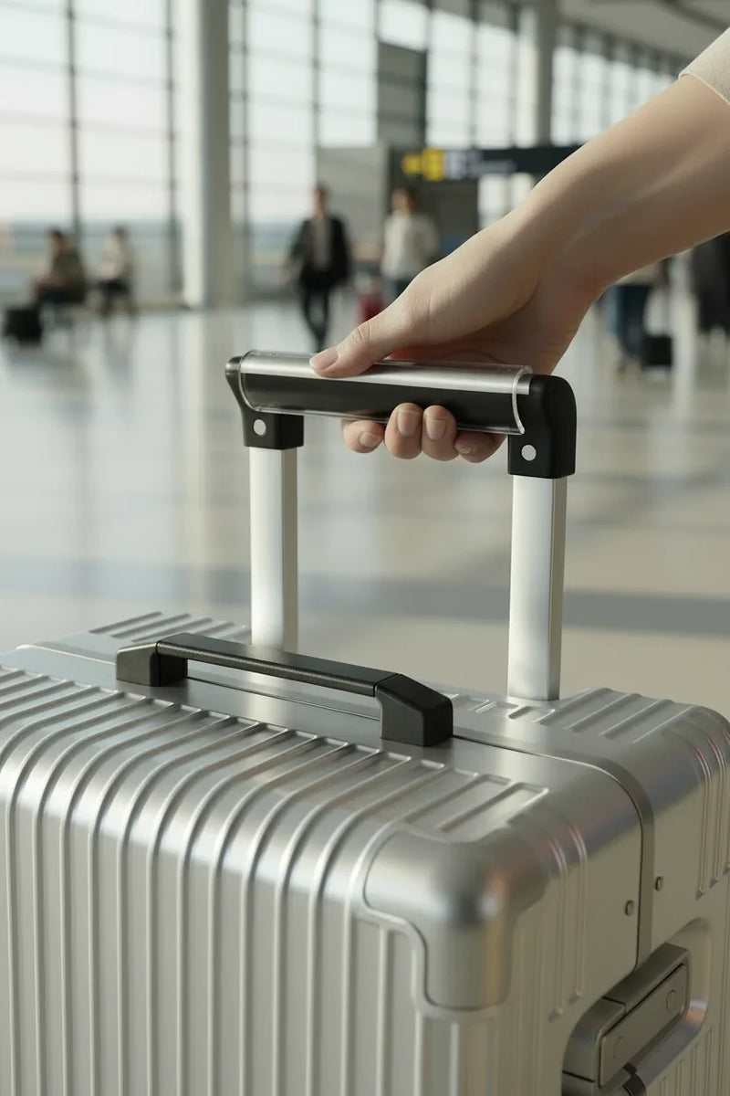 لقطة قريبة للمقبض - فضي