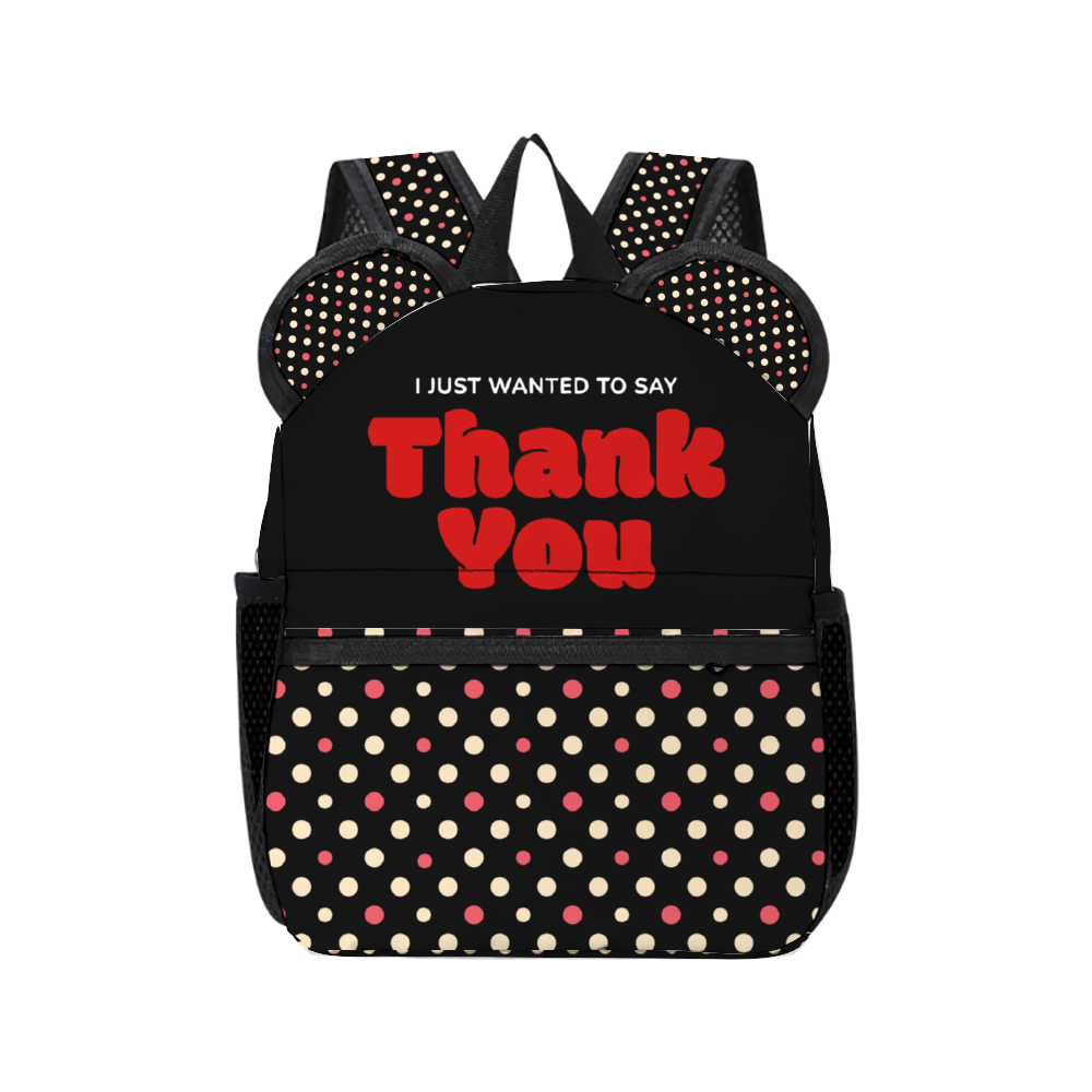 Just To Say Thank You Ears Stylish School Backpack