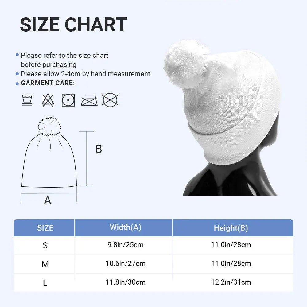 Adornment Bobble Beanie Hat - IVORYNN
