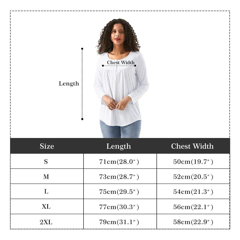 Babydoll Pattern Cool Black Casual Neck Top - IVORYNN