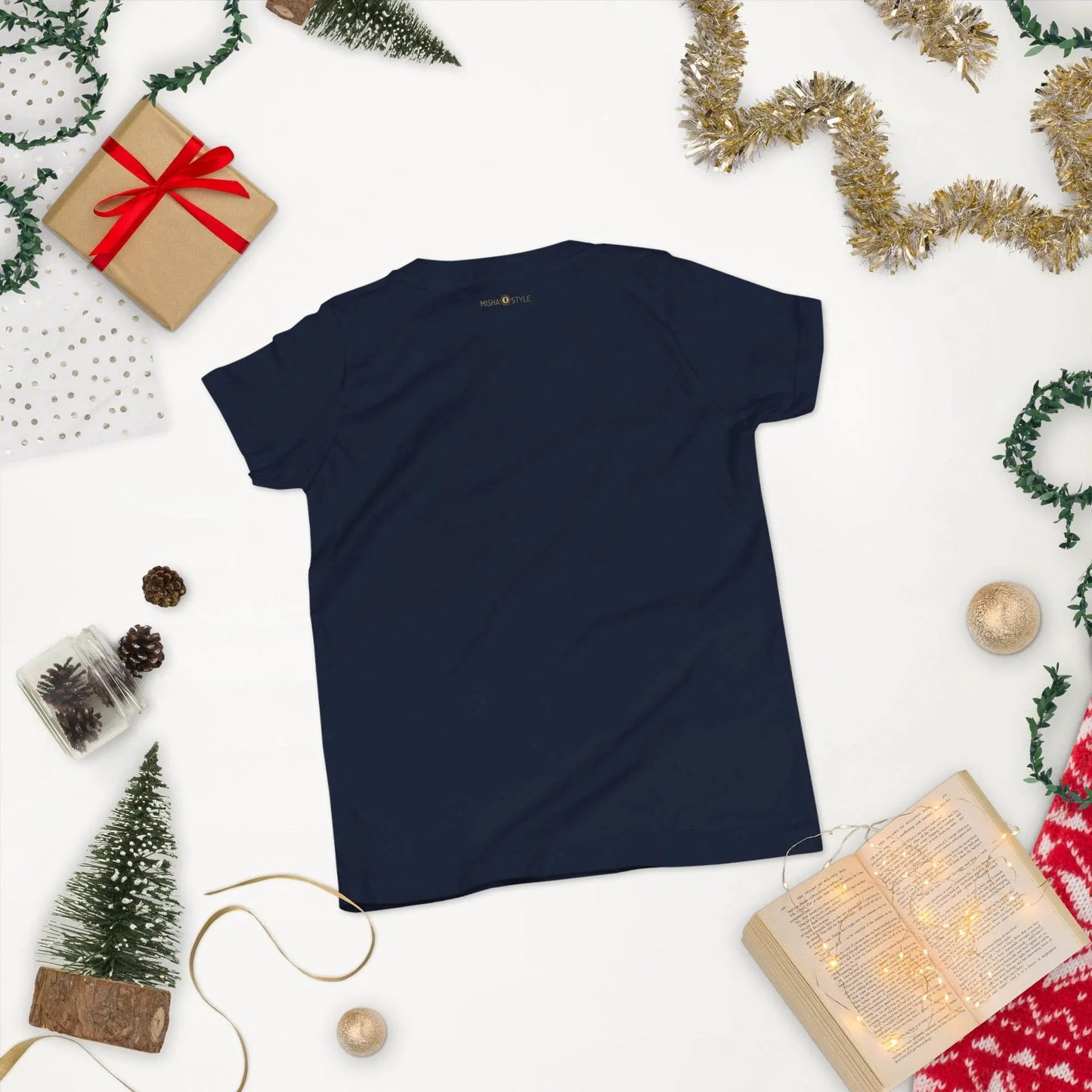 Belly Laugh Youth Short Sleeve Royal Navy T-Shirt - IVORYNN