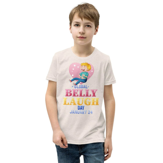 Belly Laugh Youth Short Sleeve Yellow's T-Shirt - IVORYNN