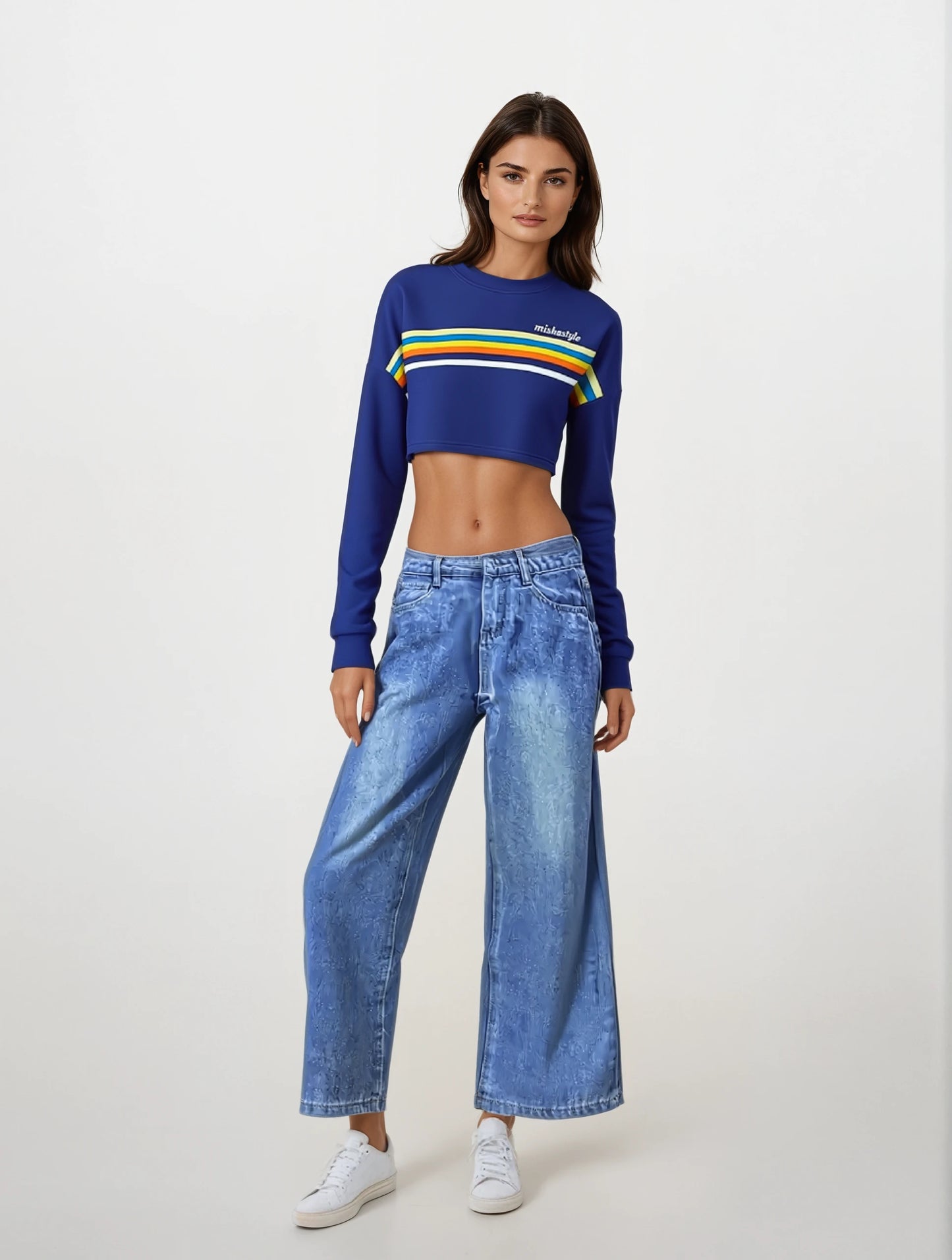 Women’s Cropped Crewneck Sweatshirt