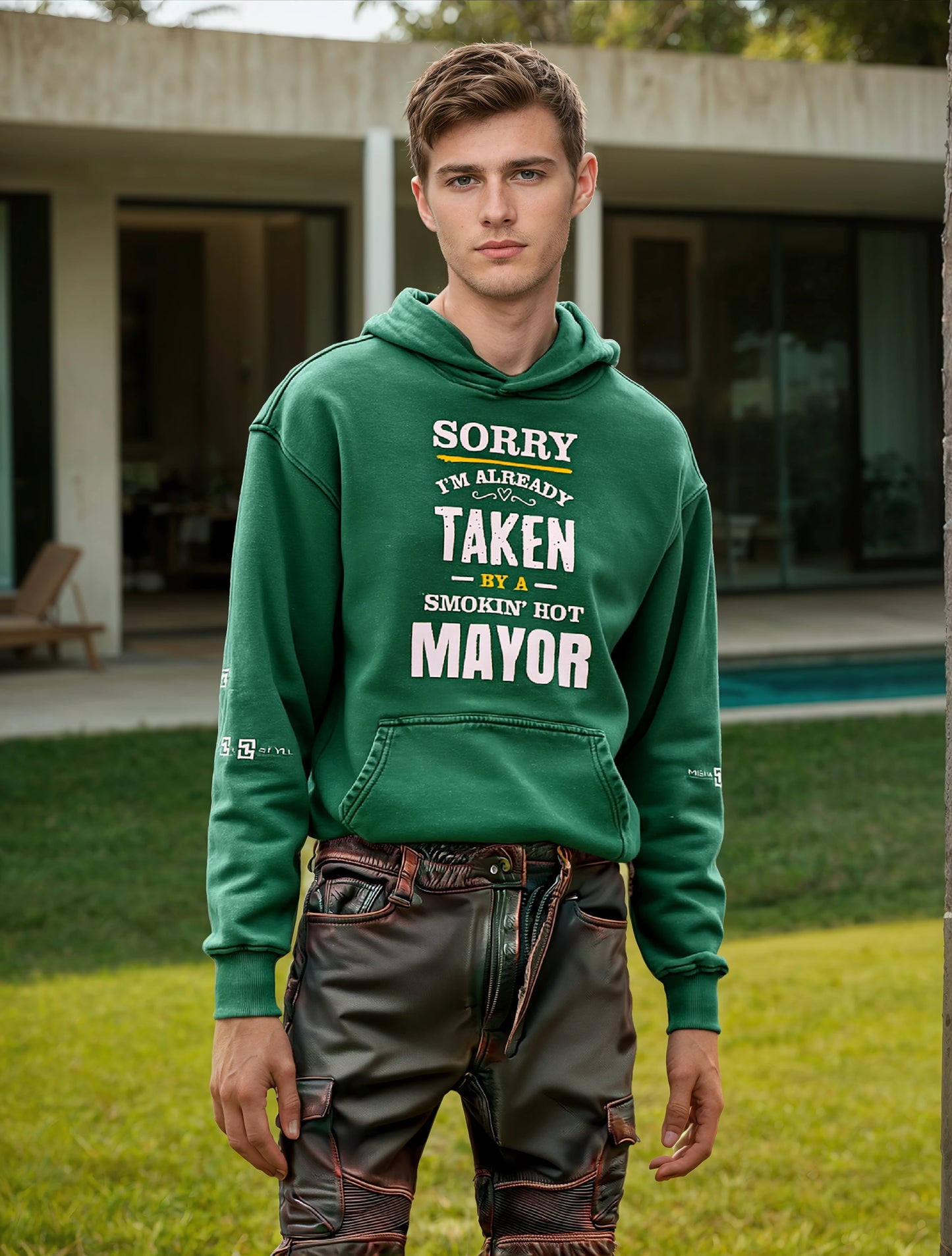 Super Heavyweight Faded Cactus Green Hoodie