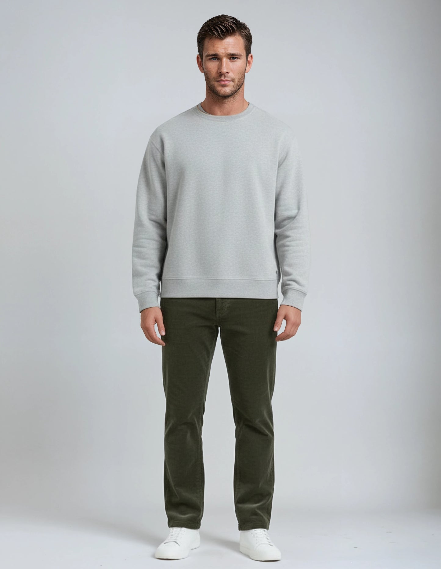 Soft Stretch Classic Hunting Green Corduroy Pants