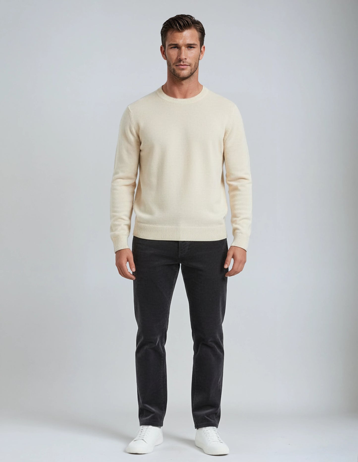 Soft Stretch Classic Brown Corduroy Pants