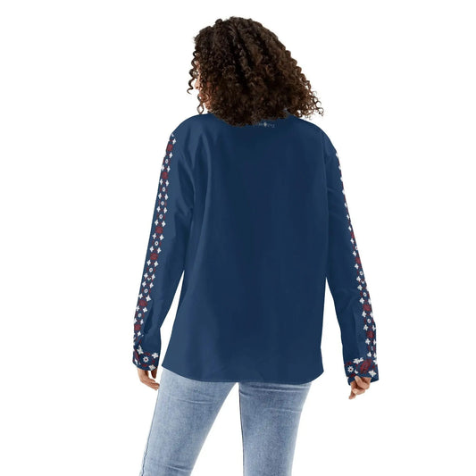 Casual Long Sleeve Button Down Shirt - IVORYNN