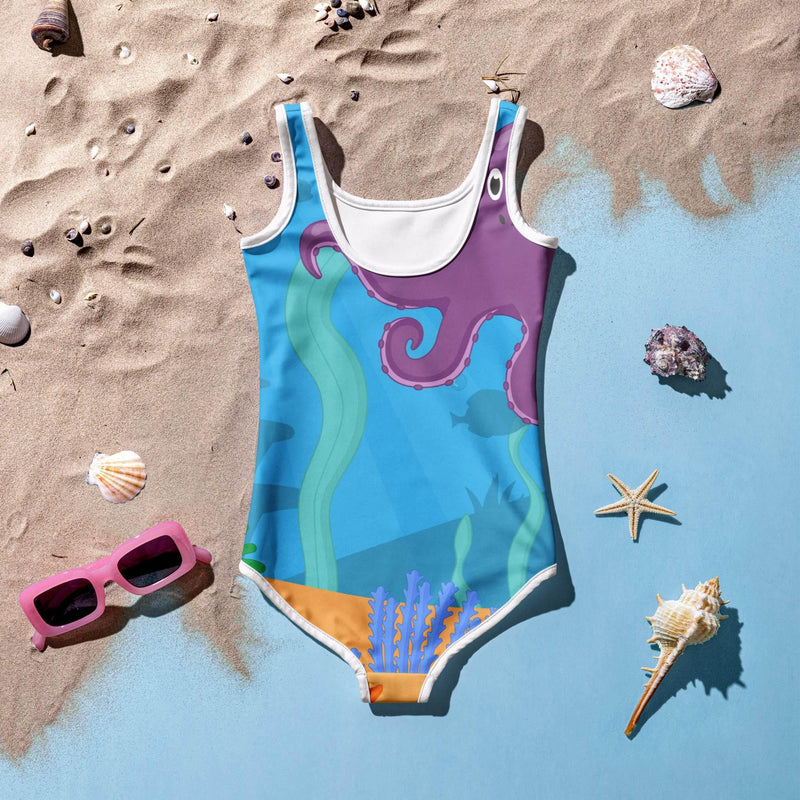 Comfortable Fit Deep Fade Kids Swimsuit - IVORYNN