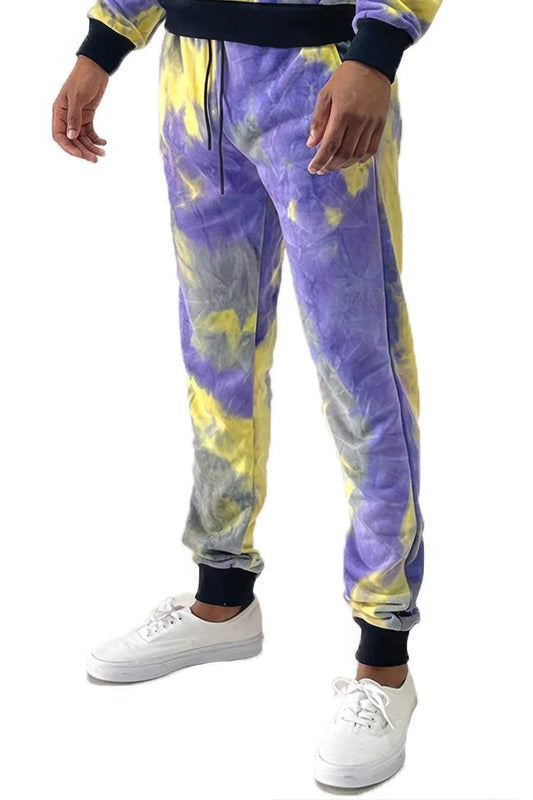 Cotton Tye Dye Sweat Pants - IVORYNN