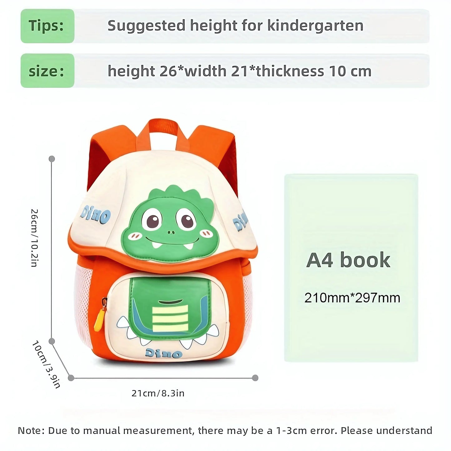 Cute Cartoon Lightweight Anti Loss Backpack - IVORYNN