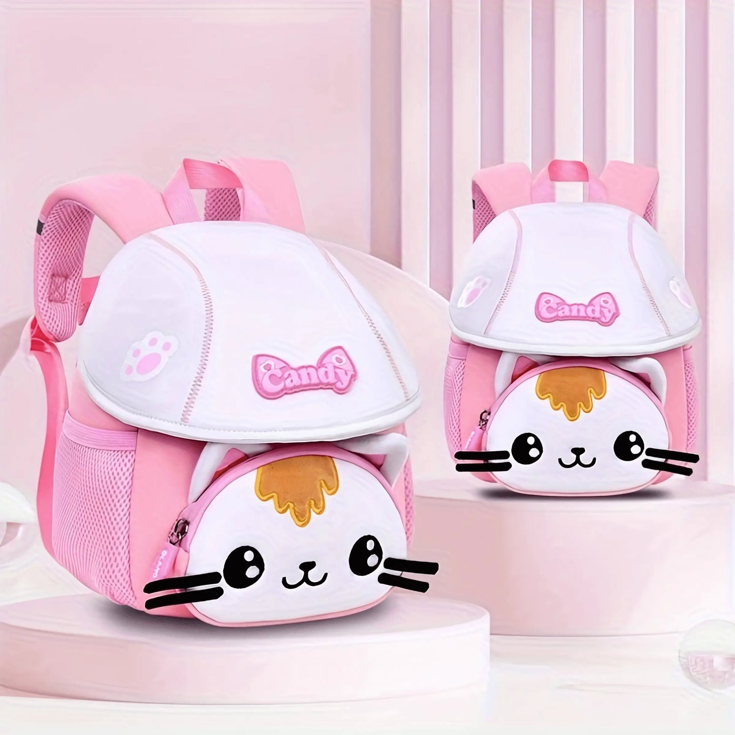 Cute Cartoon Lightweight Anti Loss Backpack - IVORYNN
