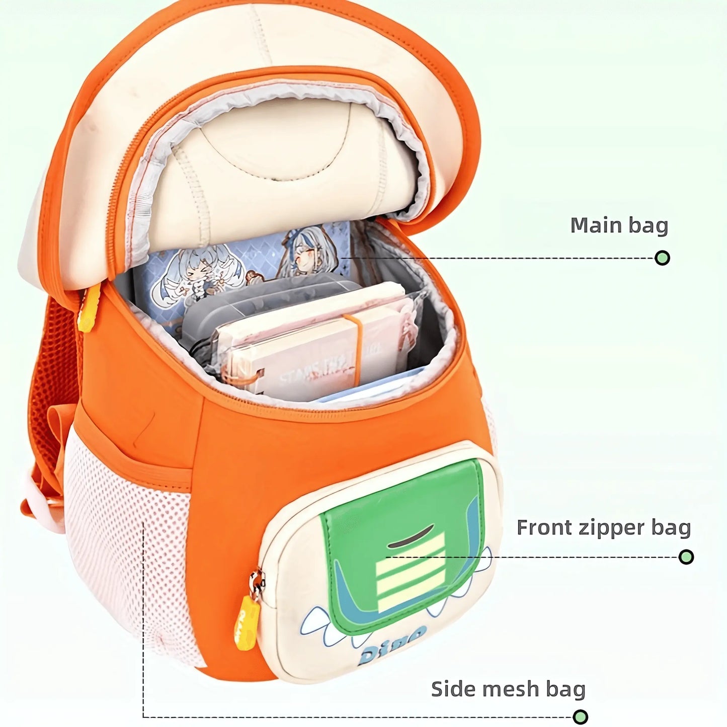 Cute Cartoon Lightweight Anti Loss Backpack - IVORYNN