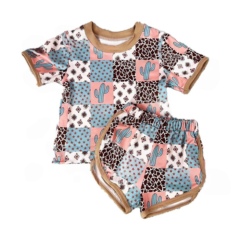 Two Piece Toddler Girls Bamboo Fabric Outfit