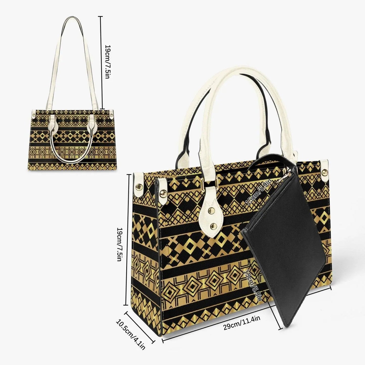 Decoration Long Strap and Inner Tote Bag - IVORYNN