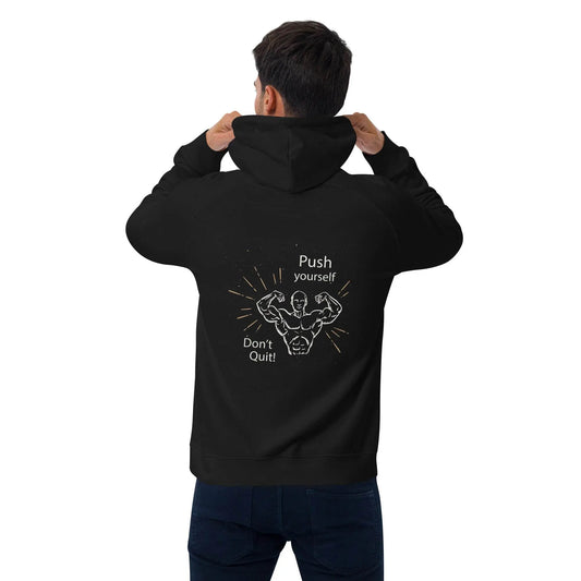 Don't Quit eco raglan Men hoodie - IVORYNN