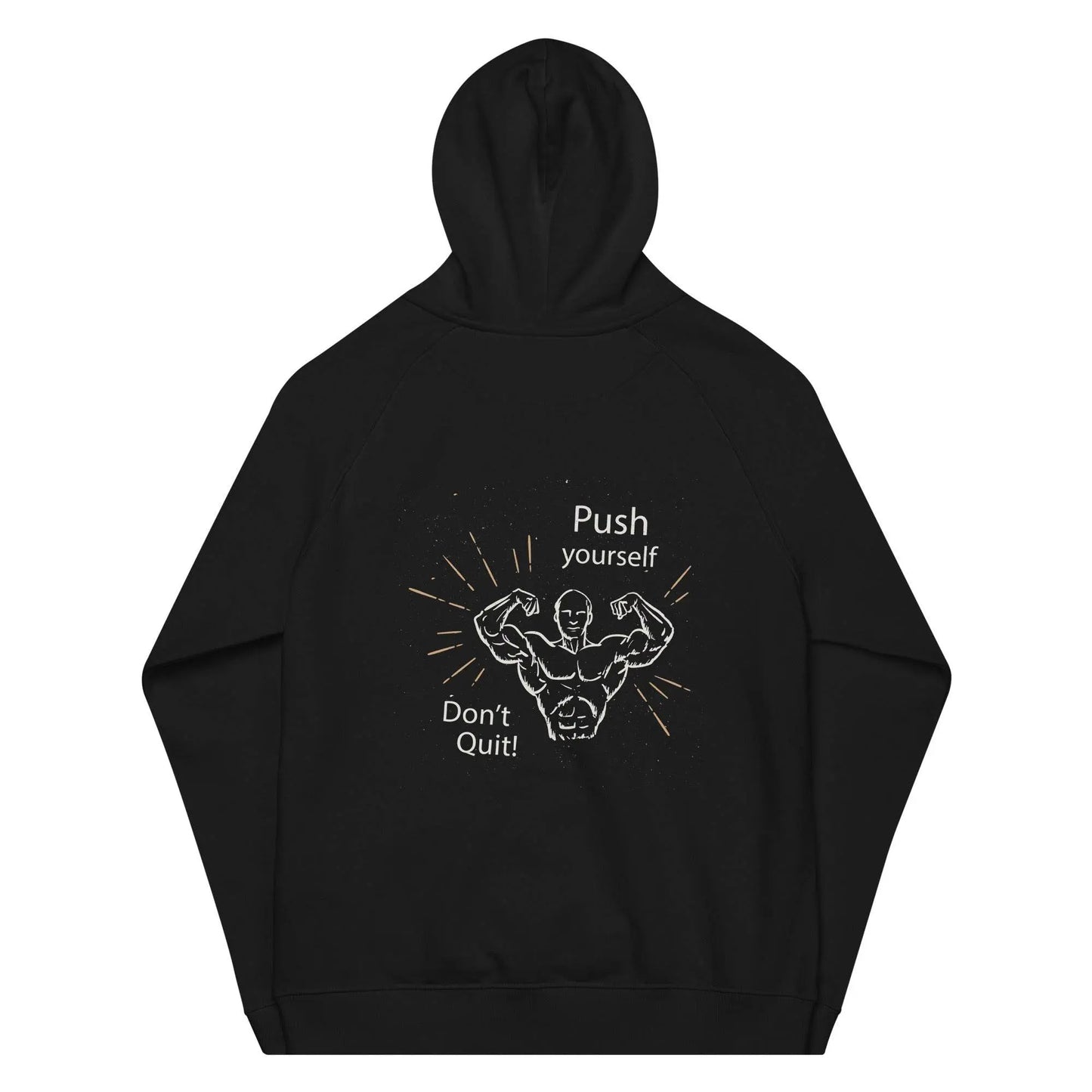 Don't Quit eco raglan Men hoodie - IVORYNN