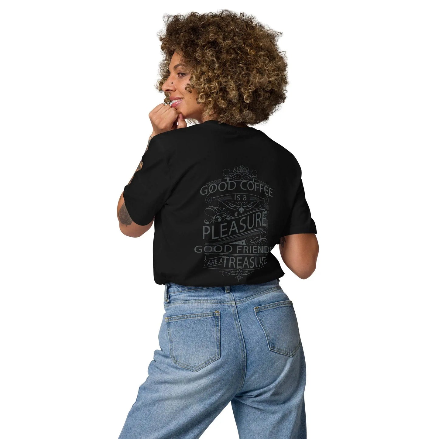 Embroidered Little Monkey organic cotton t-shirt - IVORYNN