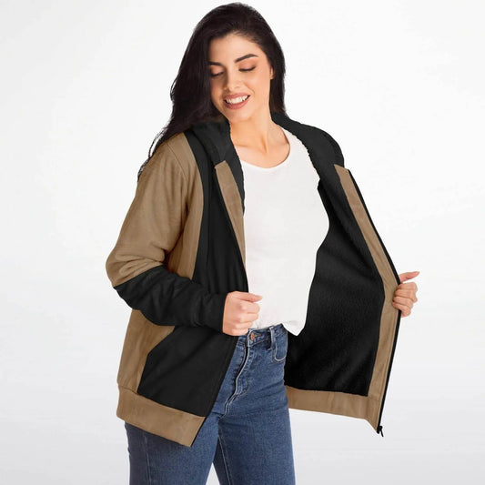 Floating Luxury Microfleece Zip Hoodie - IVORYNN