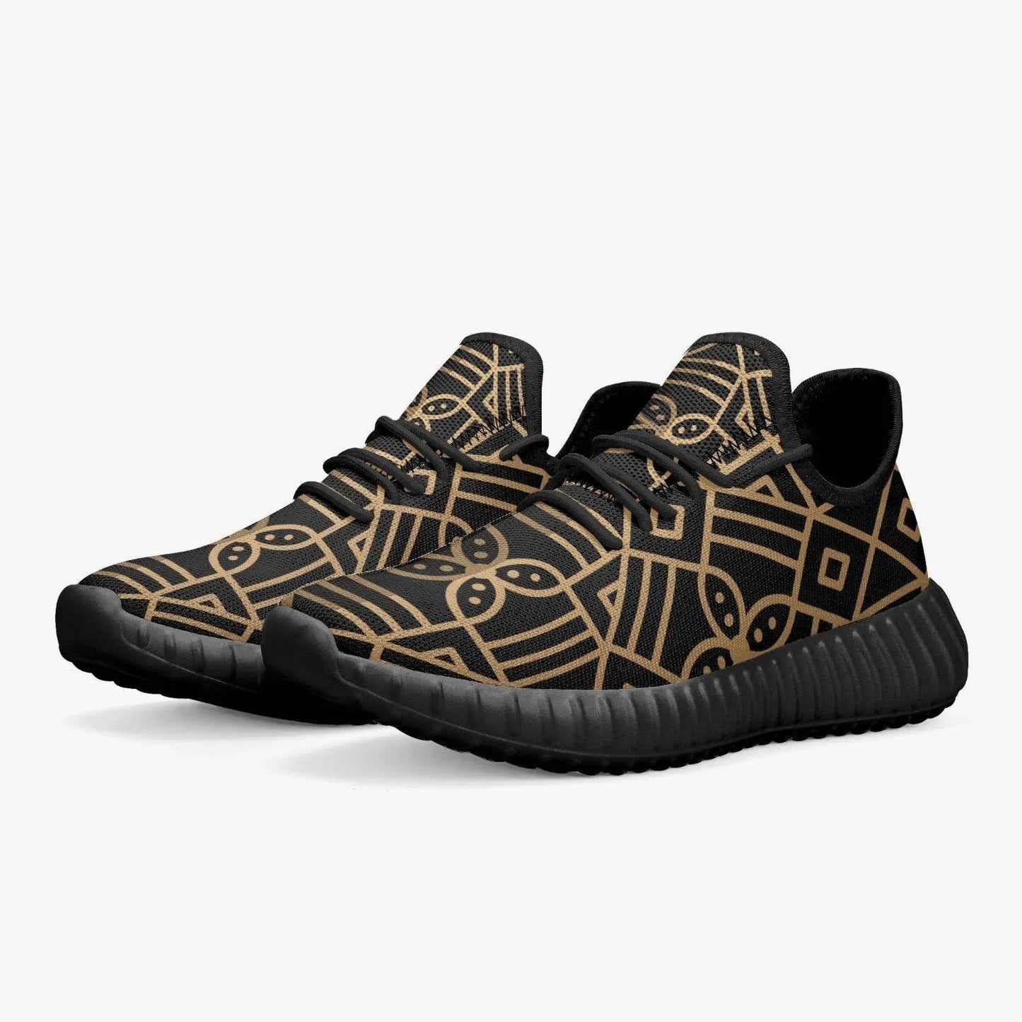 Golden Decoration Men Knit Mesh Sneakers - IVORYNN