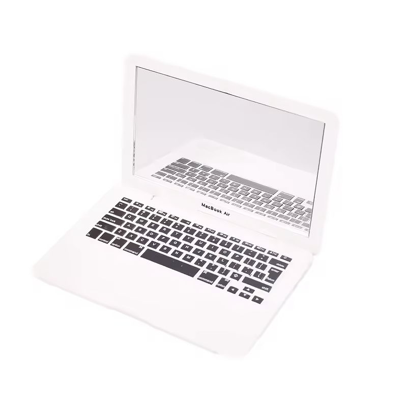 Glassy Laptop Style Mini Mirror