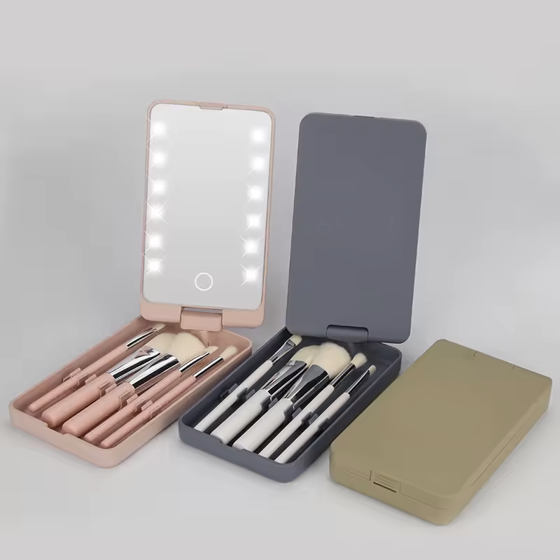 LED Light Makeup Hand Mirror