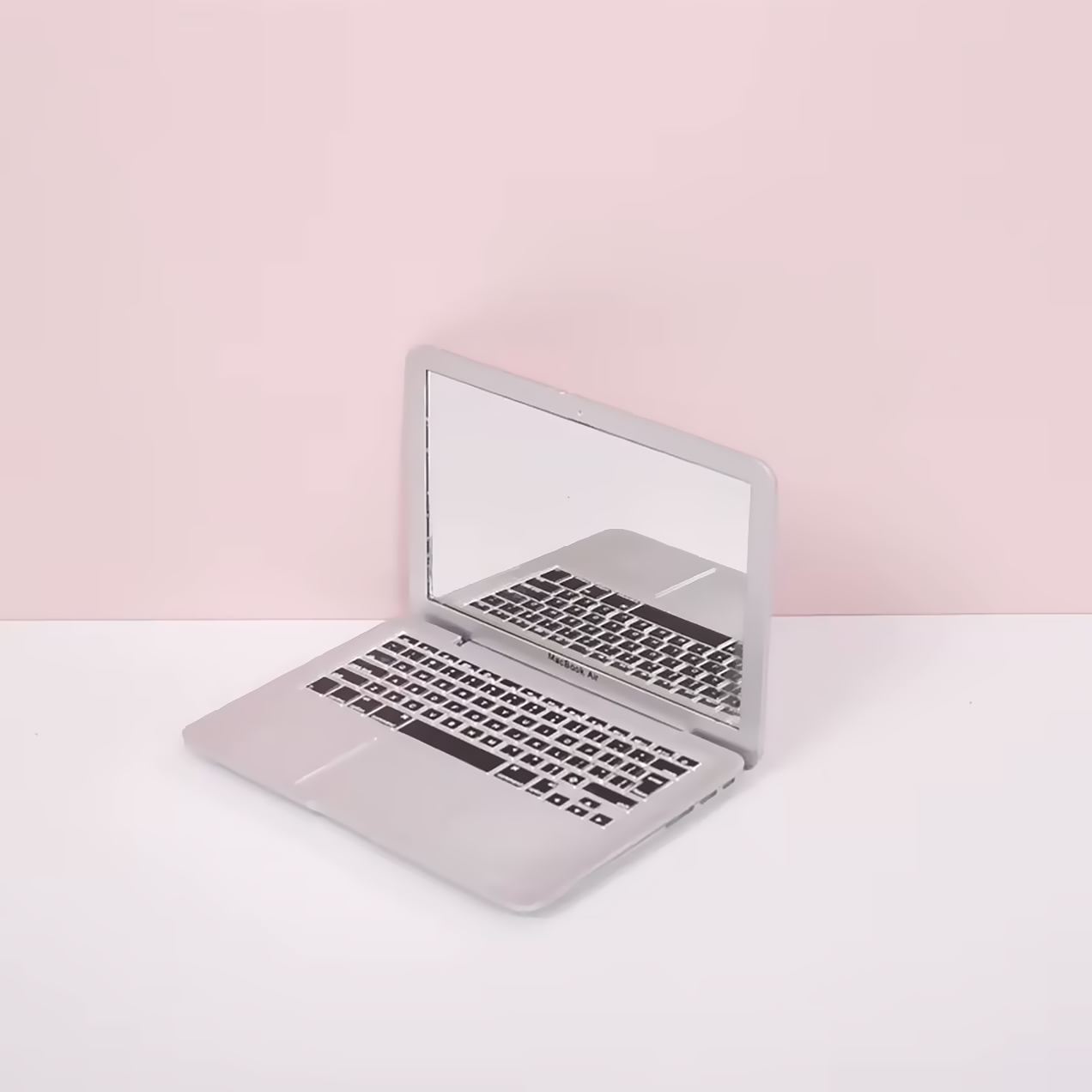 Glassy Laptop Style Mini Mirror