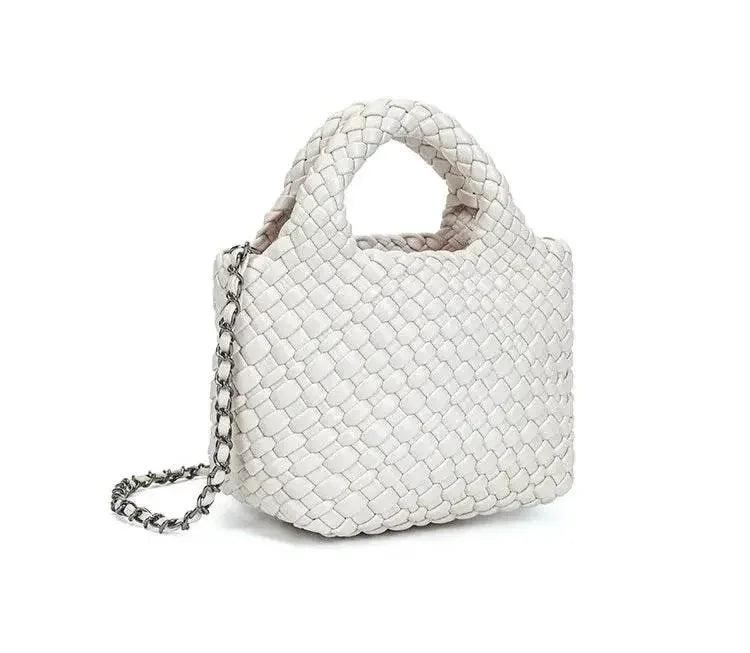 Handmade Waterproof Woven Crossbody Bag - IVORYNN