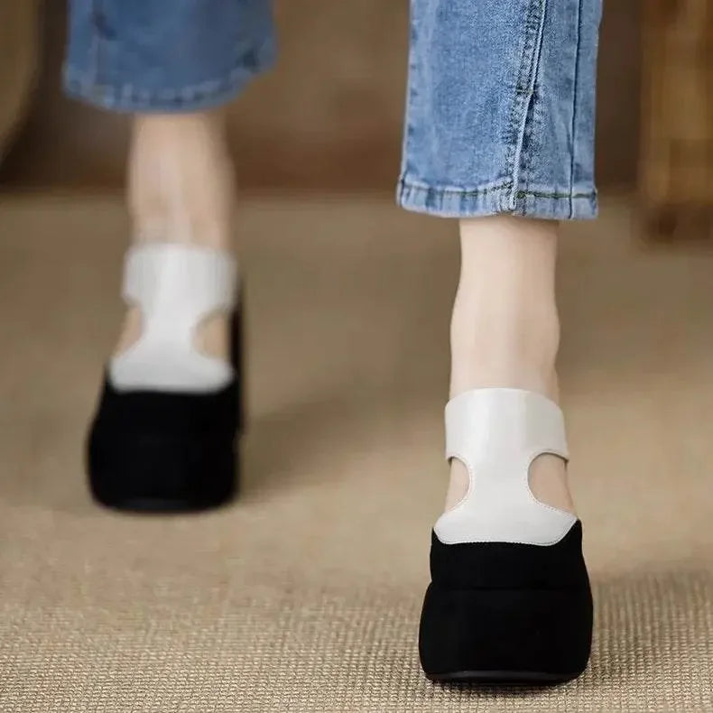 High Thick Luxury Women Sandals - IVORYNN