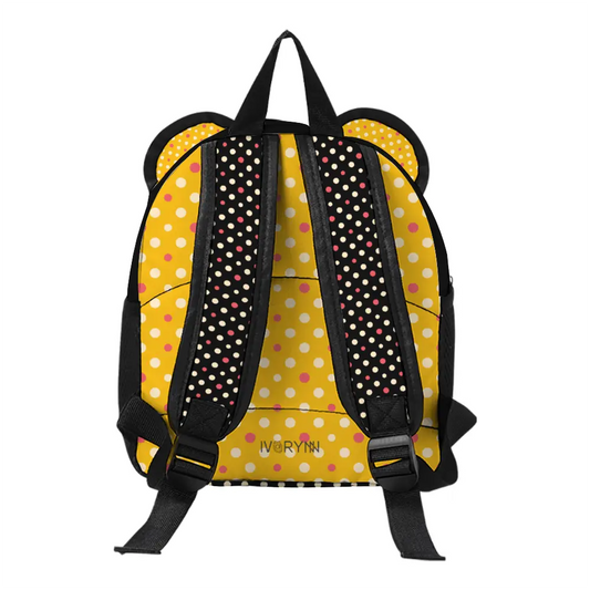 Just To Say Thank You Yellow Ears Stylish School Backpack - IVORYNN