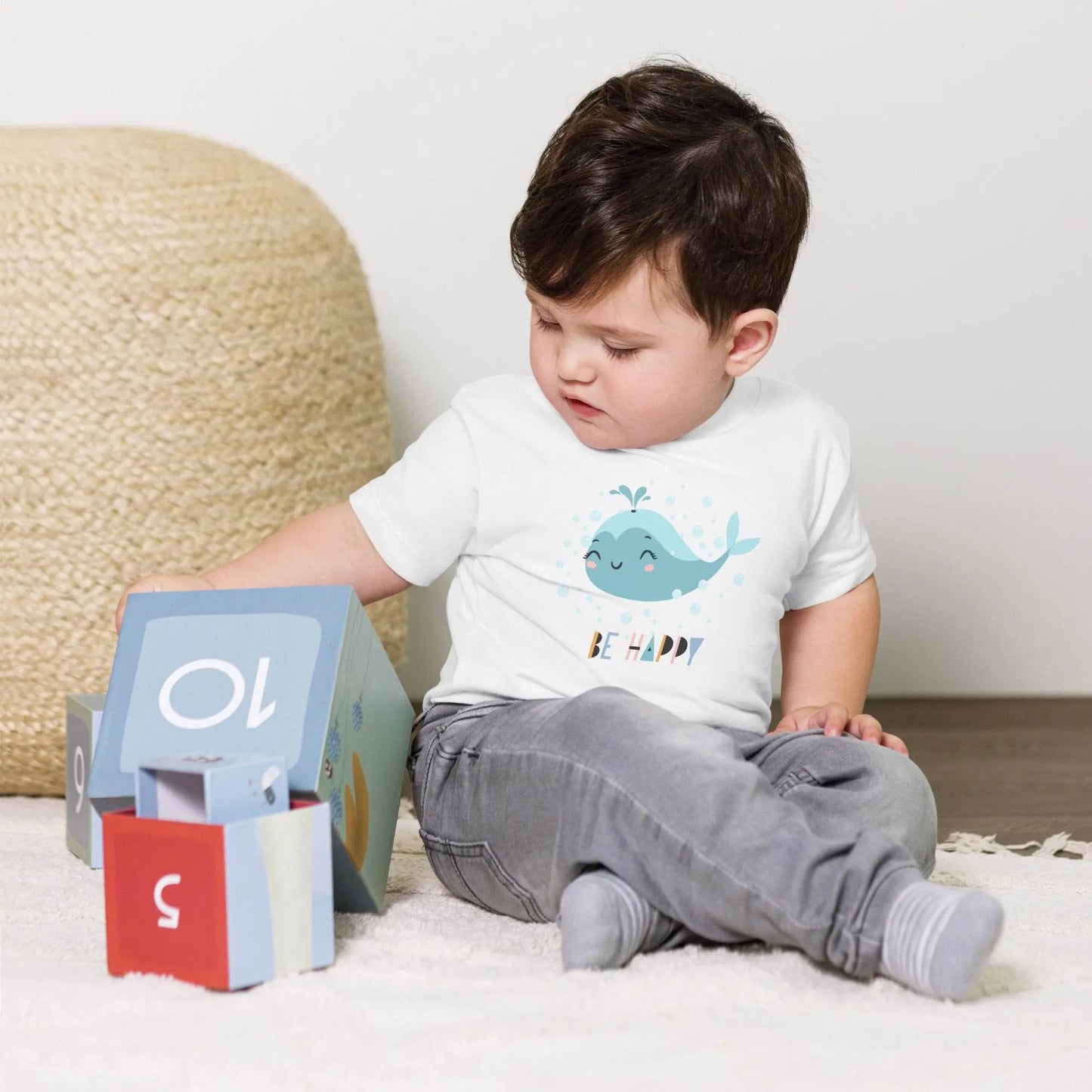 Little Whale Toddler White T-Shirt - IVORYNN