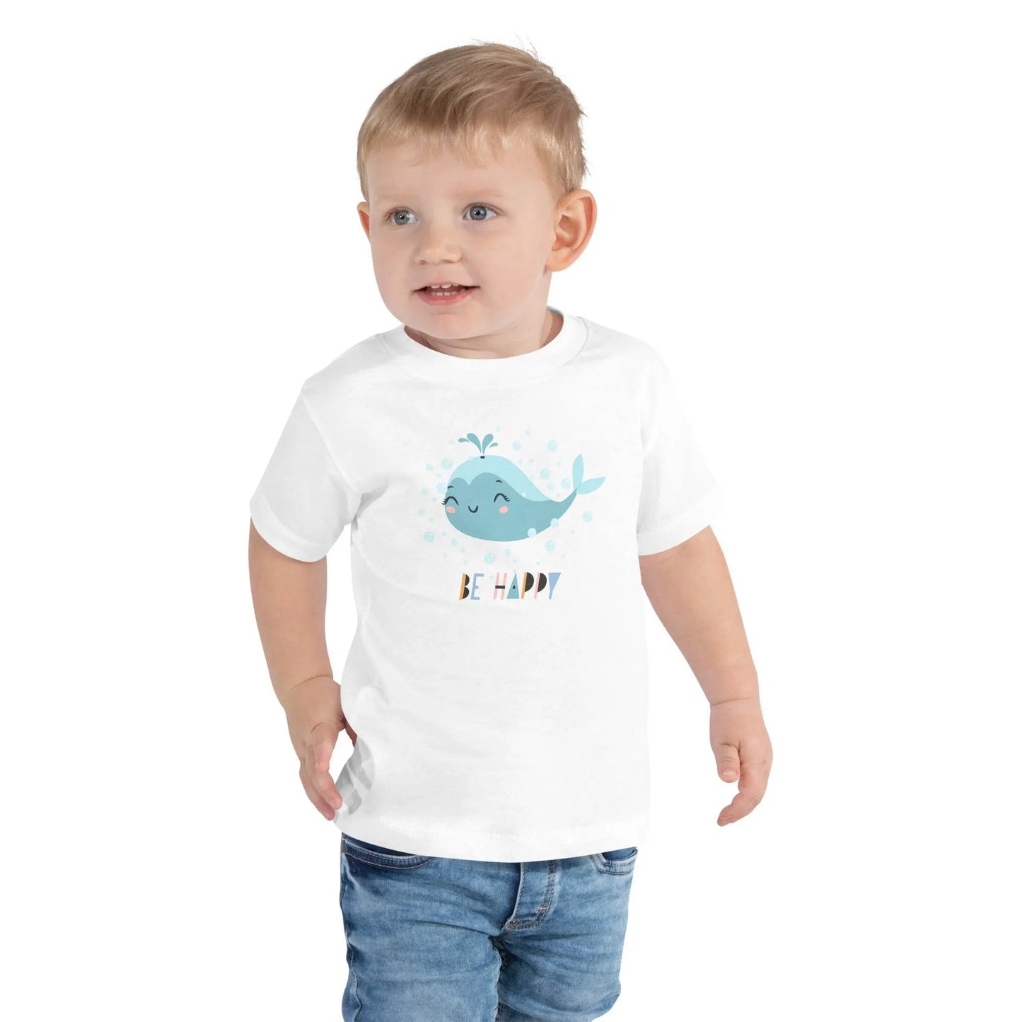 Little Whale Toddler White T-Shirt - IVORYNN