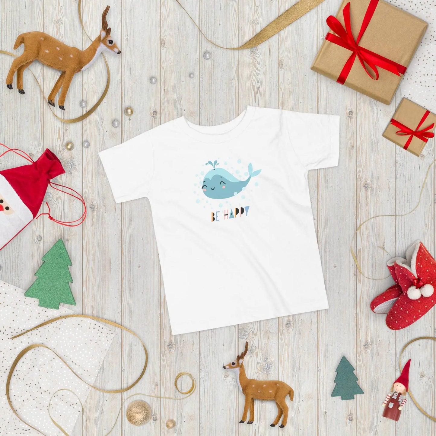 Little Whale Toddler White T-Shirt - IVORYNN